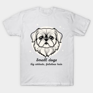 Shi Tzu Dog Face T-Shirt